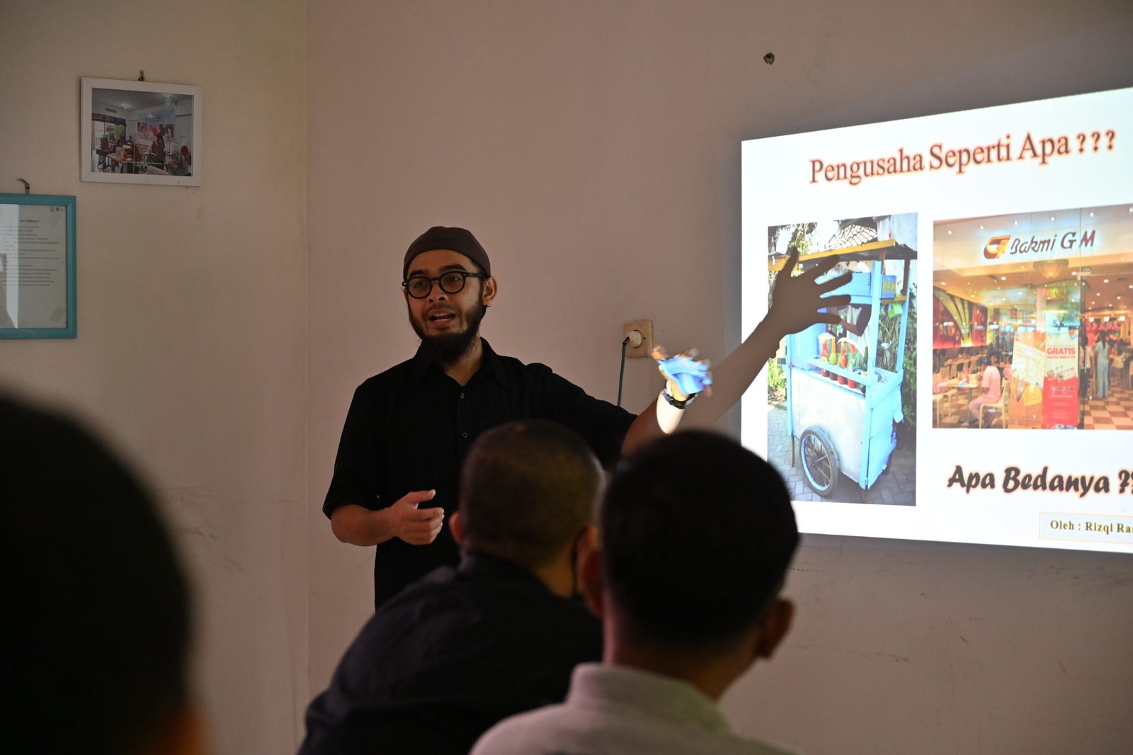Pemberian materi softskill mental block untuk peserta service AC, Rabu (12/02/2025)