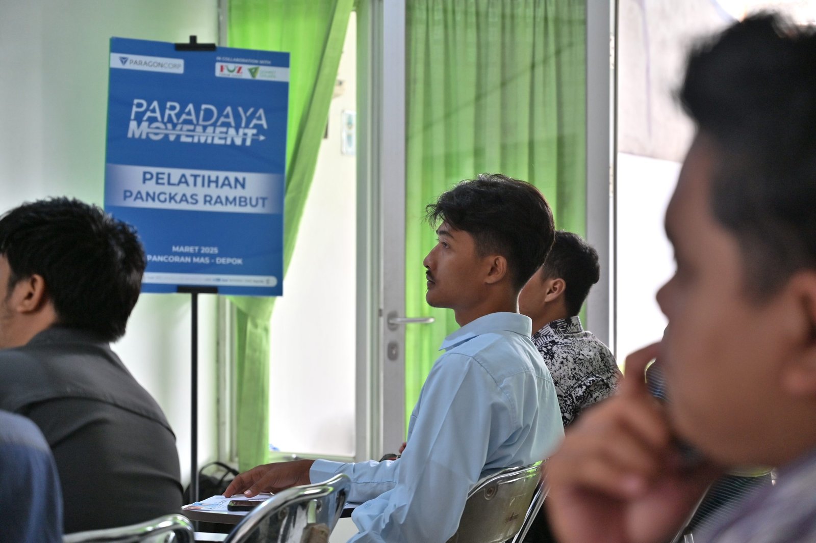 Peserta pelatihan pangkas rambut batch 2 pada, (04/03/2025)