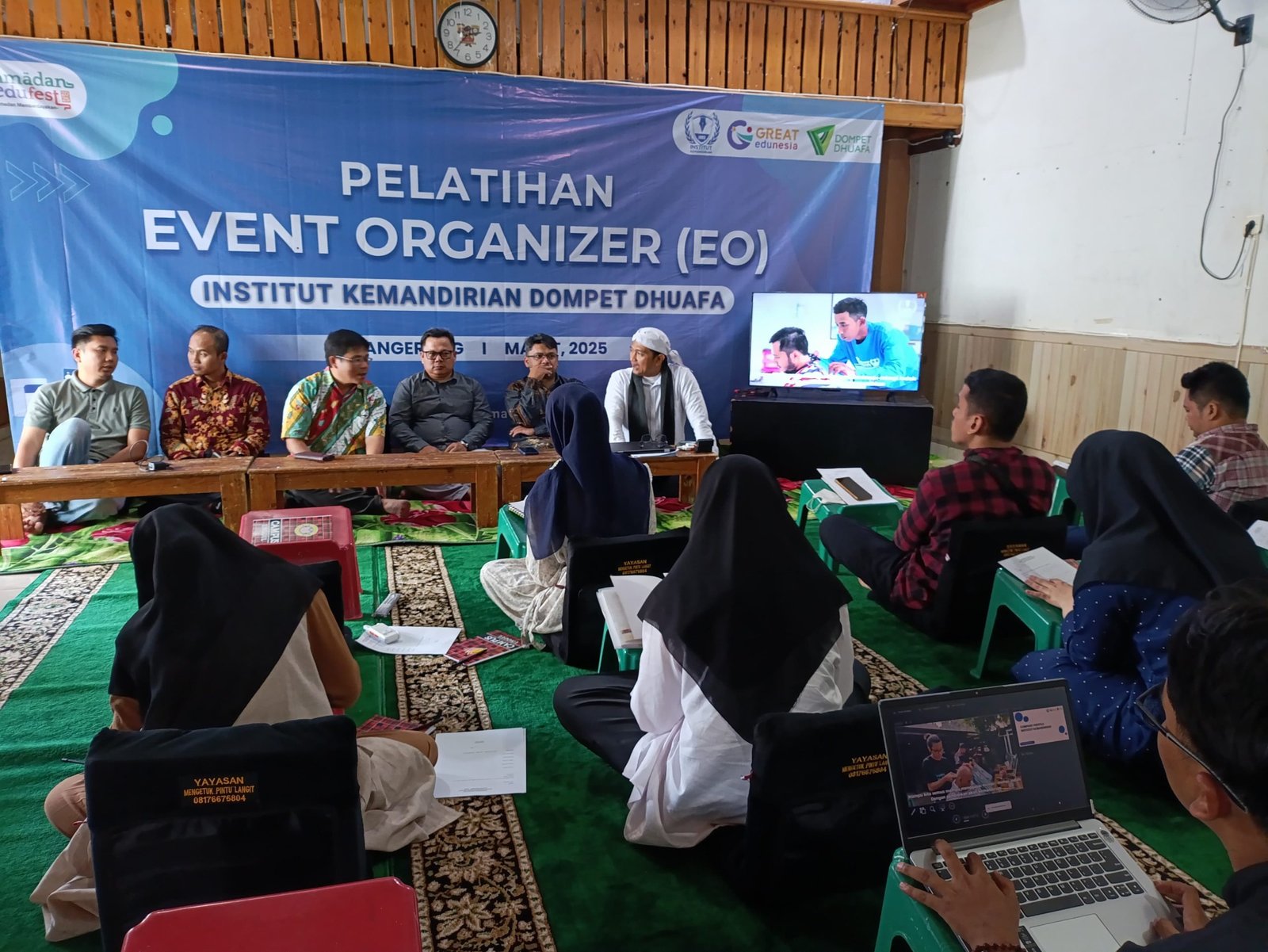 Pembukaan pelatihan Event Organizer Cilegon pada (13/03/2025)